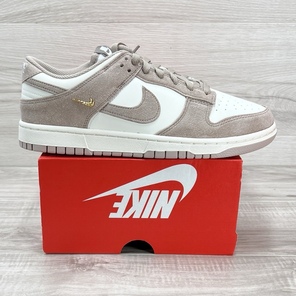Nike Dunk Low Sneakers Women's Sz 12 / Mens 10.5 IB4417-105 Malt Metallic Gold